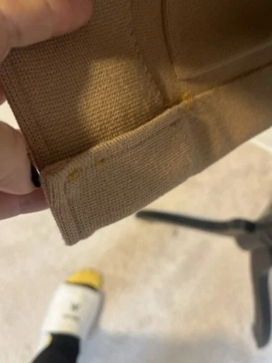 Quince Organic Cotton Camel Waffle Texture Blazer Open Front. Size Small. - Picture 9 of 9